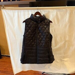 Calvin Klein Black Quilted Down Vest